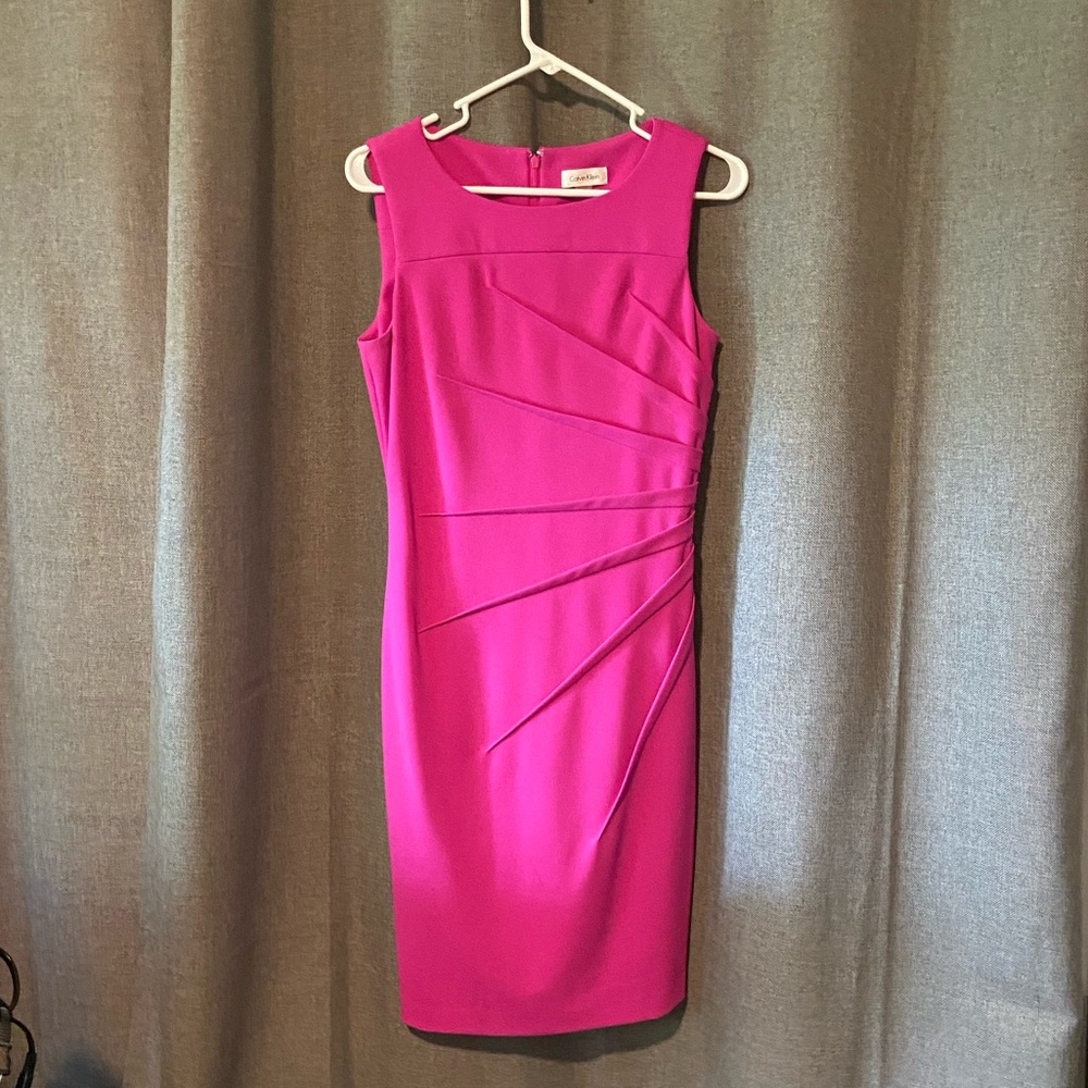 Calvin Klein Size 6 Awesome Pink Dress!